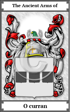 O curran Family Crest Download (JPG) Book Plated - 600 DPI
